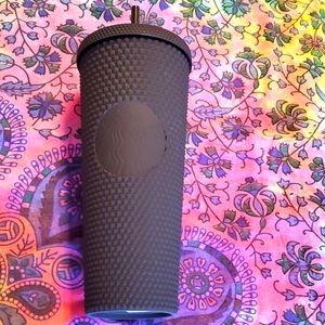 STARBUCKS BLACK STUDDED 24 OZ. TUMBLER-NWT